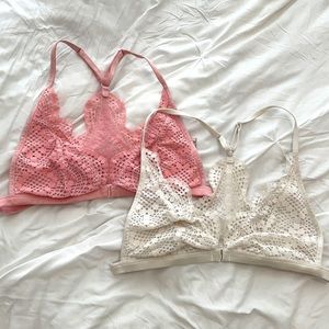 2 Victoria’s Secret bralettes size Large